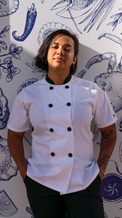 Product photo for ChefUniforms.com highlighting professional chef apparel