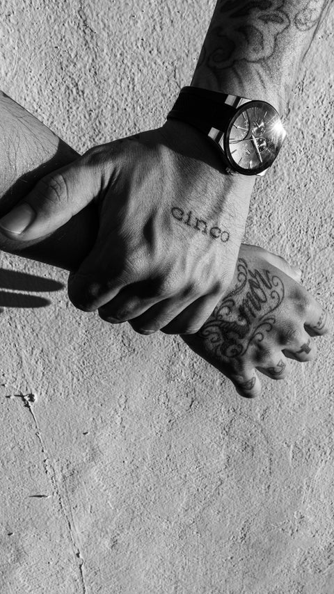 Studio portrait of music producer Johnny Julca at the recording studio